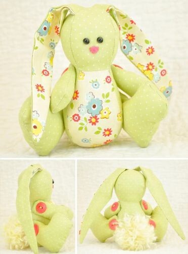 Blushin’ Bunnies Stuffed Animal Pattern - Cut Loose Press by Sweetbriar Sisters