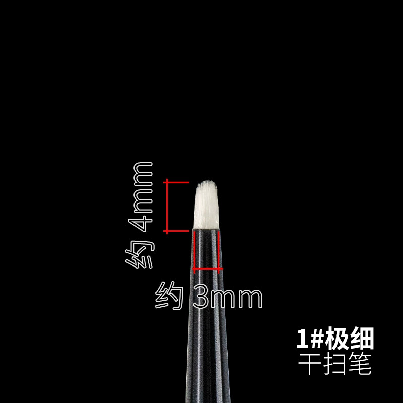 RAYSTUDIO 1# 2# 3# Modeling Dry Brushes Set for Model Detail Dust Brush 3-size
