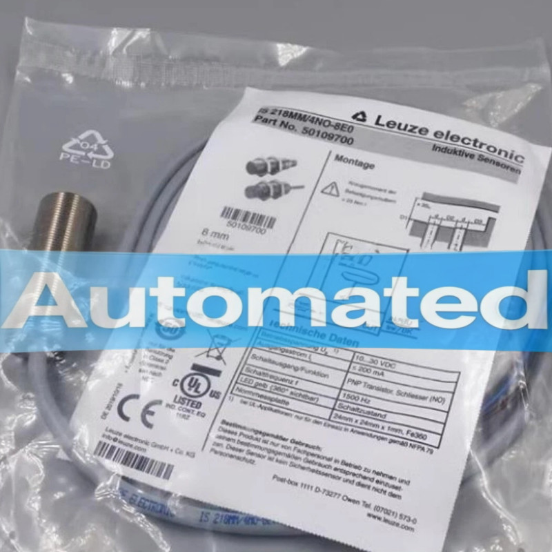 IS 218MM/4NO-8E0 1PCS NEW LEUZE Inductive switch IS 218MM/4NO-8E0