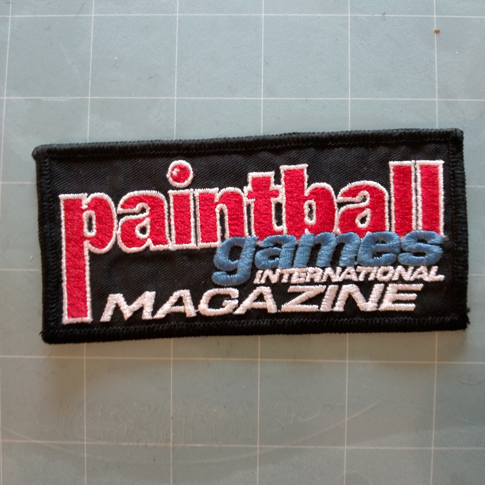 Paintball Games International Magazine Patch size 2.5x4.5