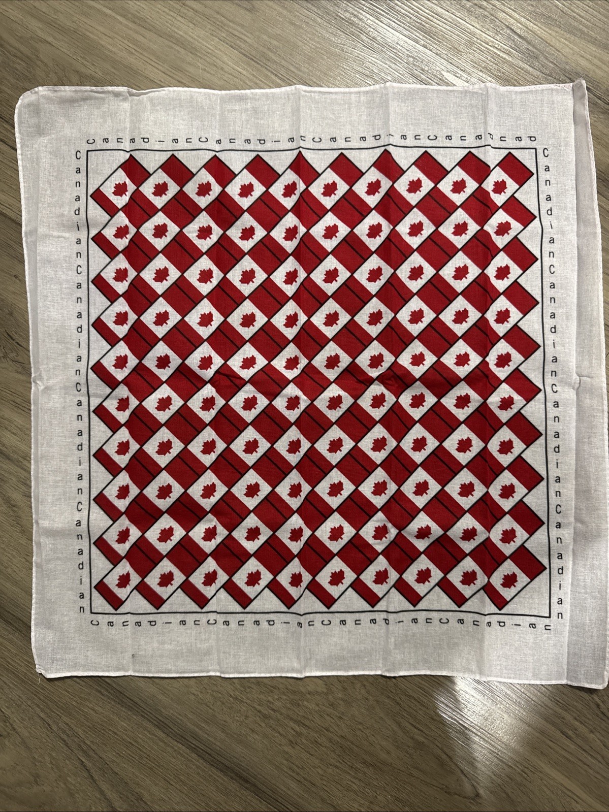 Canada Flag Bandana One Size 21" x 21" Scarf Cotton NEW