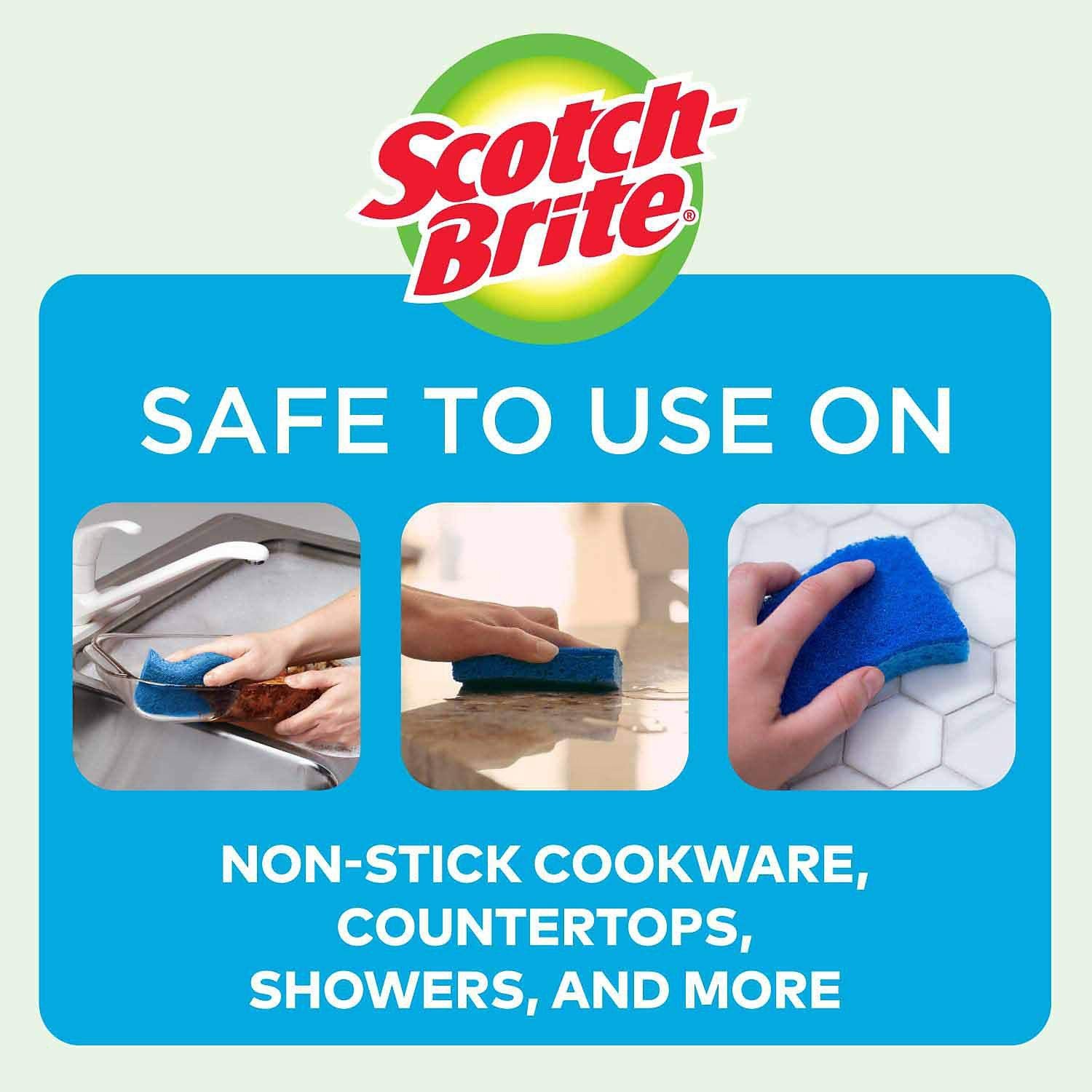 ScotchBrite 21 Pack NonScratch Scrub Sponges