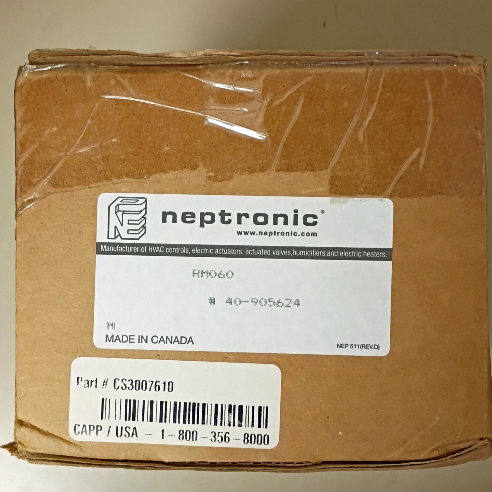 Neptronic RM060 Damper Actuator Clutch Maintenance Free MPN CS3007610