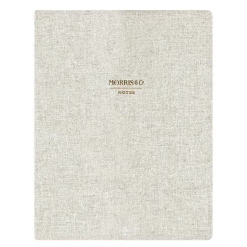 Blue Sky 8.5"x11" Padfolio Natural Linen