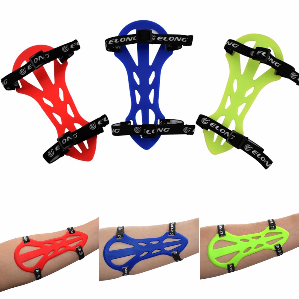 Archery Arm Guards Forearm Safe Rubber Protective Gears for Youth Shoot 3 color