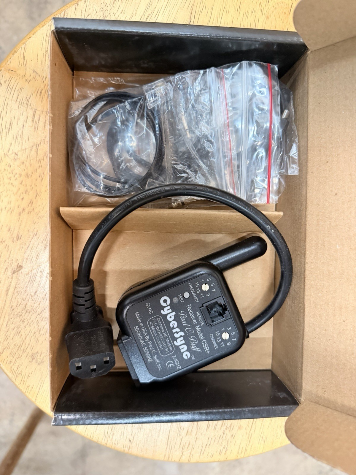 Paul C. Buff CyberSync CSR+ Wireless Flash Receiver in excellent condition.
