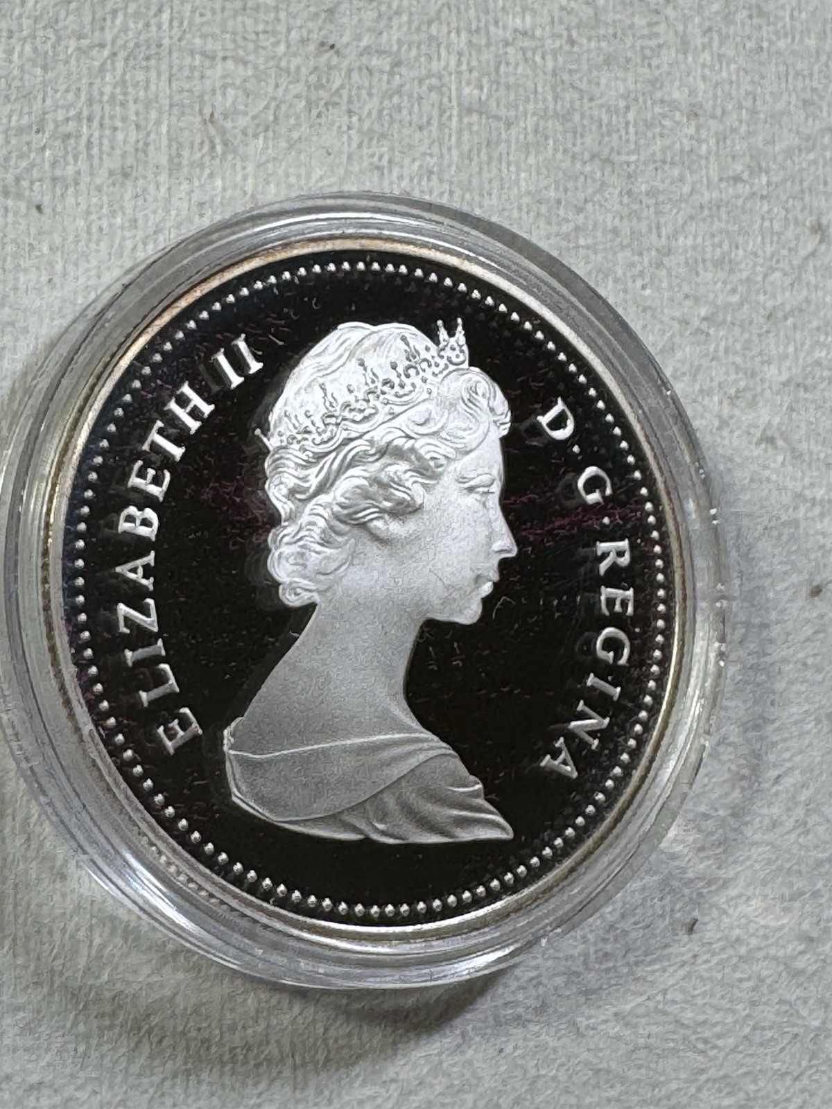 1984 Canada 1 Dollar Silver Proof Coin Toronto