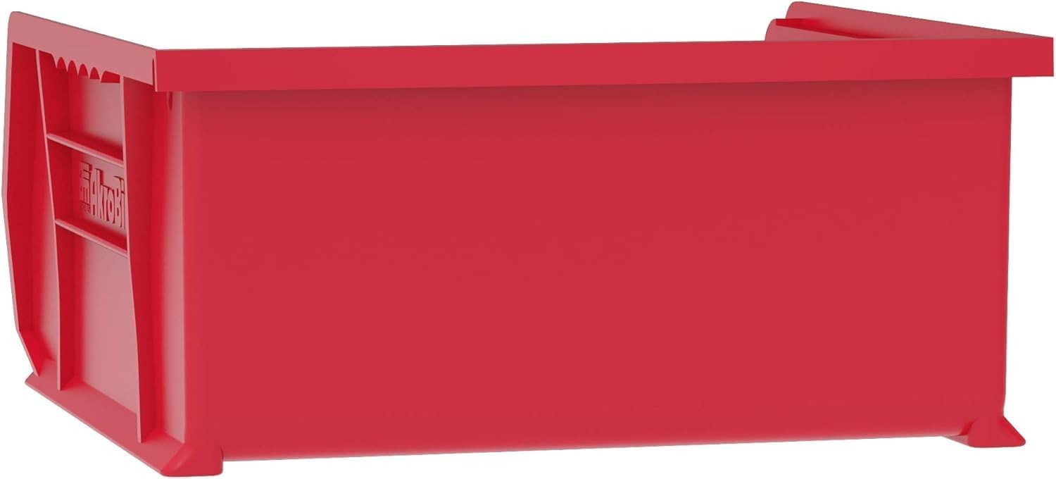 30235 Akrobins Plastic Storage Bins, Space-Saving Stackable Bins for Garage, Pan