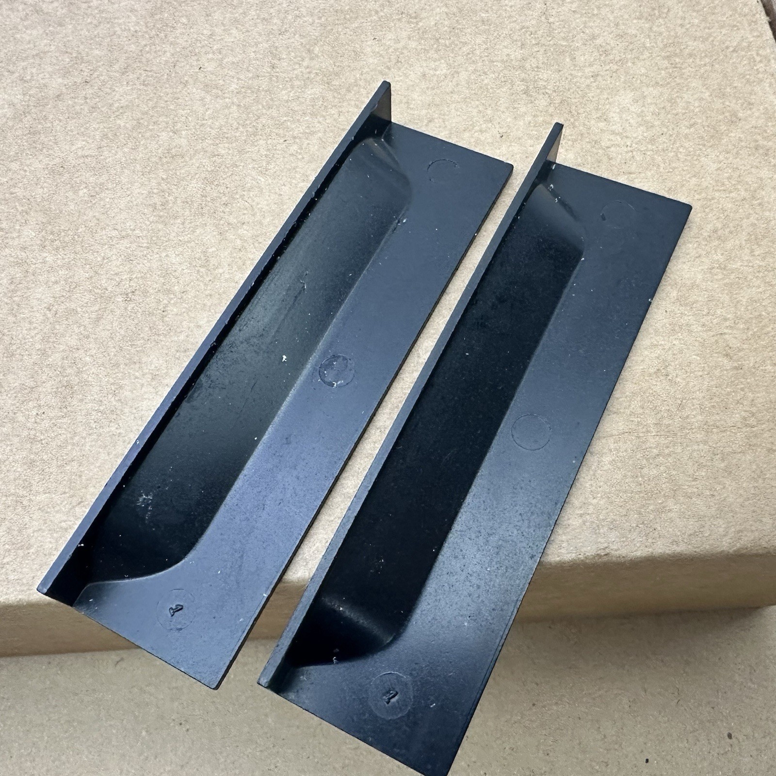 Bausch & Lomb Balplan Microscope Base Plastic Side Plate Covers Pair Set 2