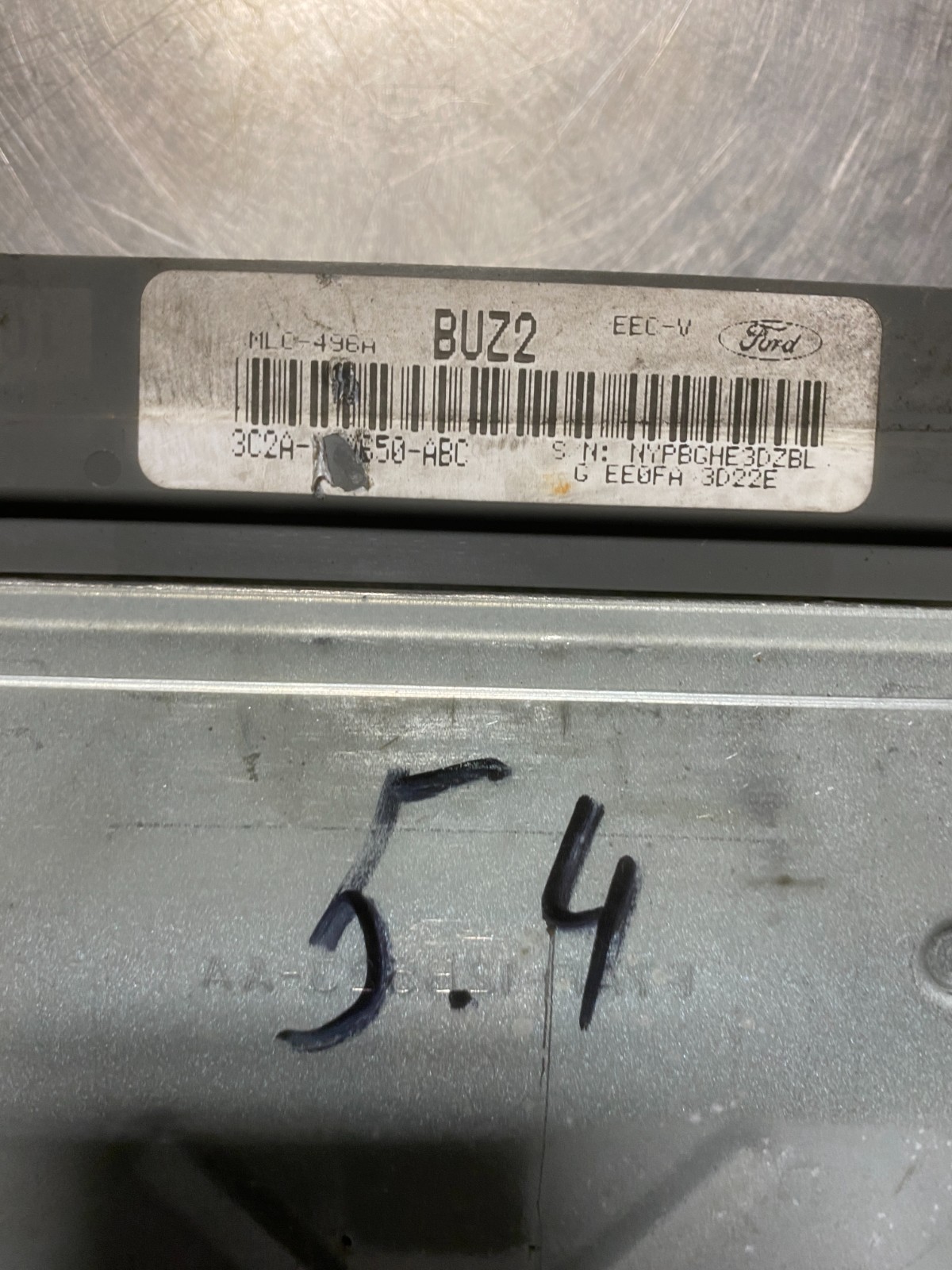 2003 Ford Van E250 ECM ECU Engine Controller 5.4l 3c2a-12a650-abc
