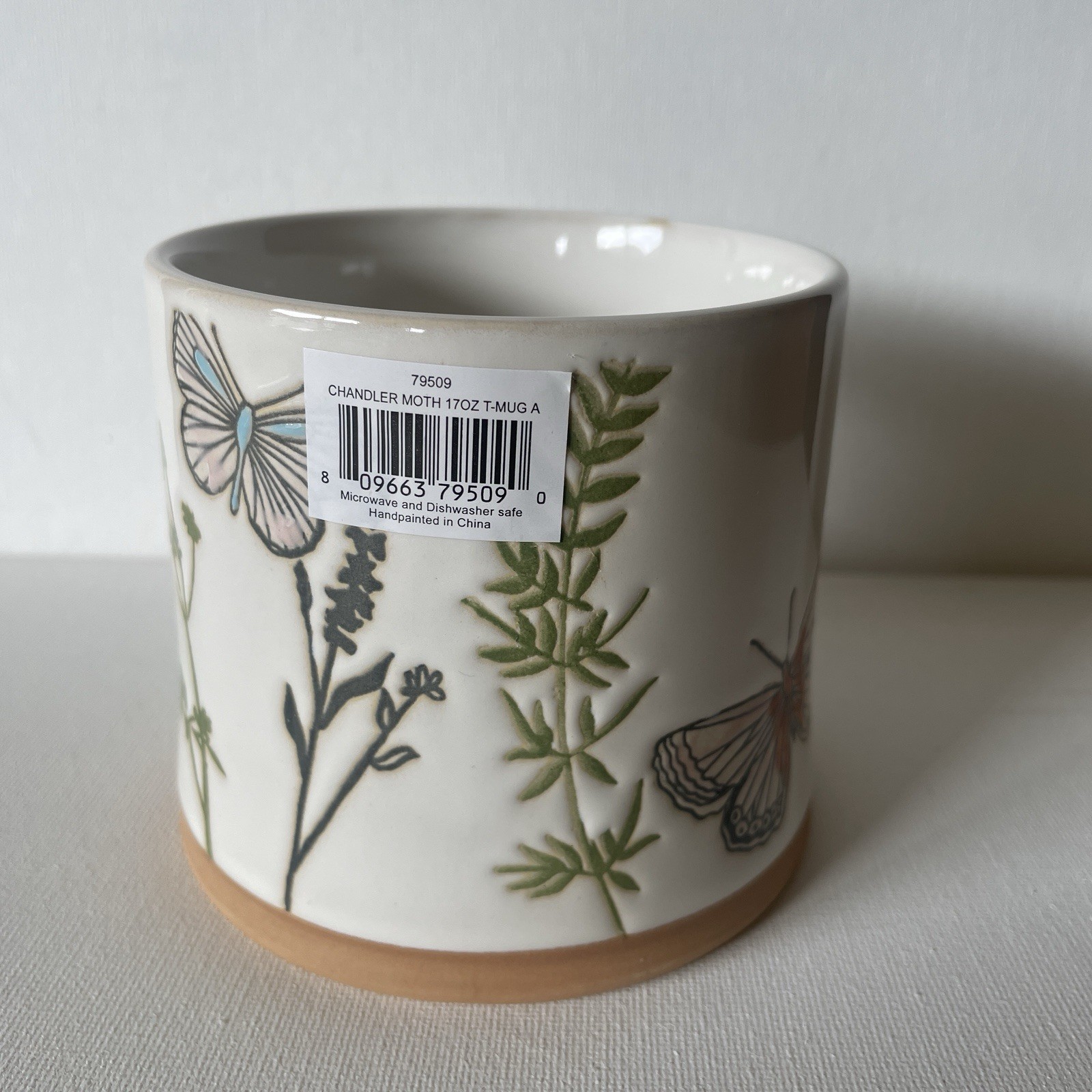Spectrum Designz “Chandler Moth” Ceramic Coffee Tea Mug 17 OZ