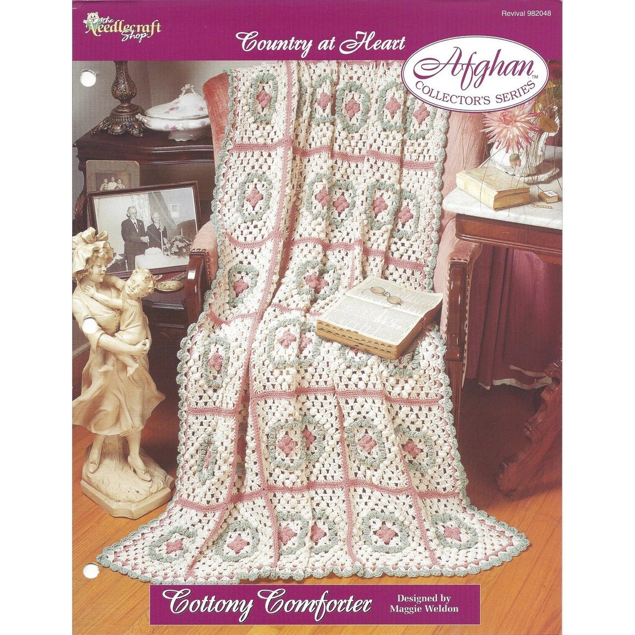 Cottony Comforter Crochet Granny Afghan Pattern The Needlecraft Shop