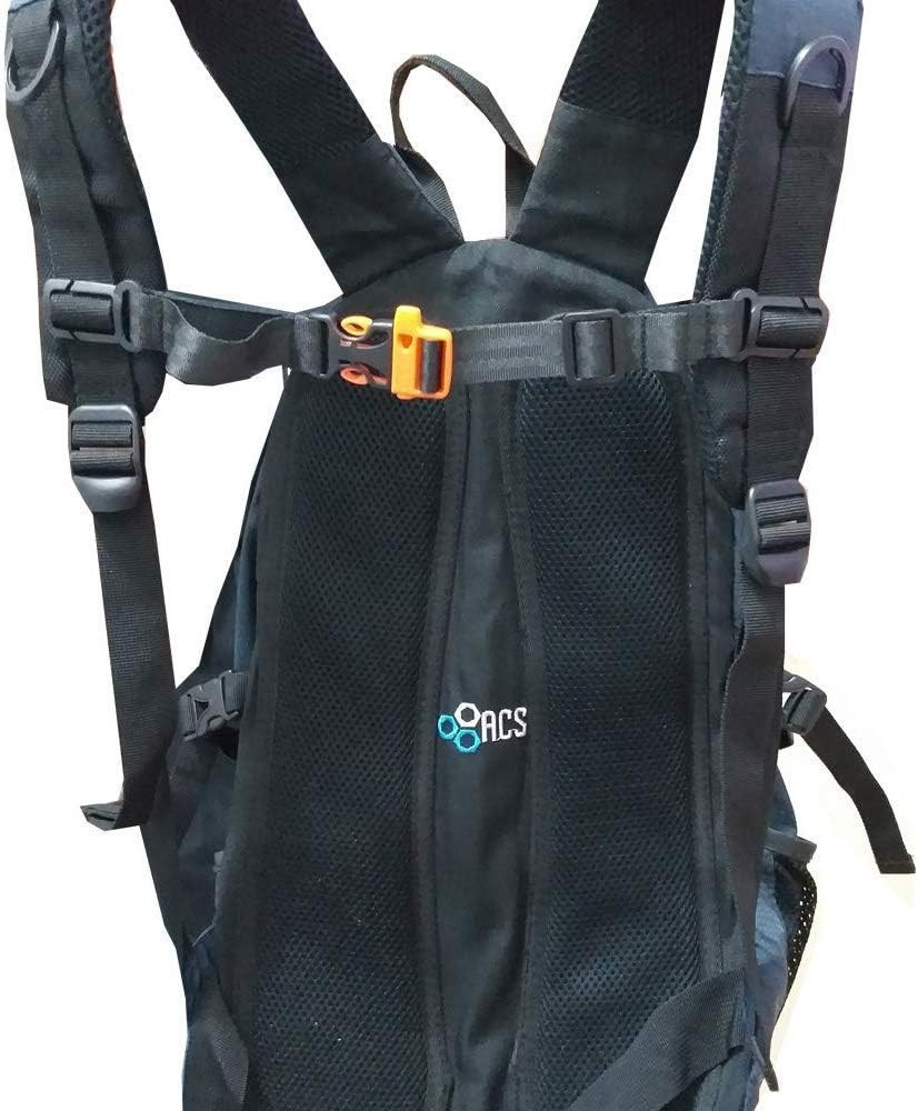 2 Packs Backpack Chest Strap- Nylon -Suitable for Webbing on The Backpack up ...