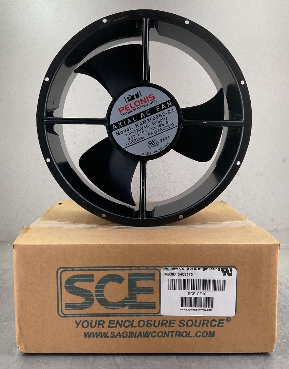 NEW SAGINAW SCE-CF10 COOLING FAN FOR ELECTRICAL ENCLOSURES 10x10x3.5