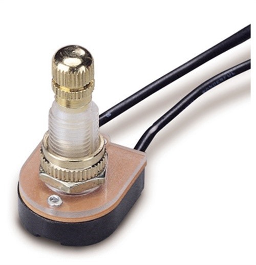 Gardner Bender 6 amps Single Pole Rotary Switch Magnesium 1 pk (Pack of 5)