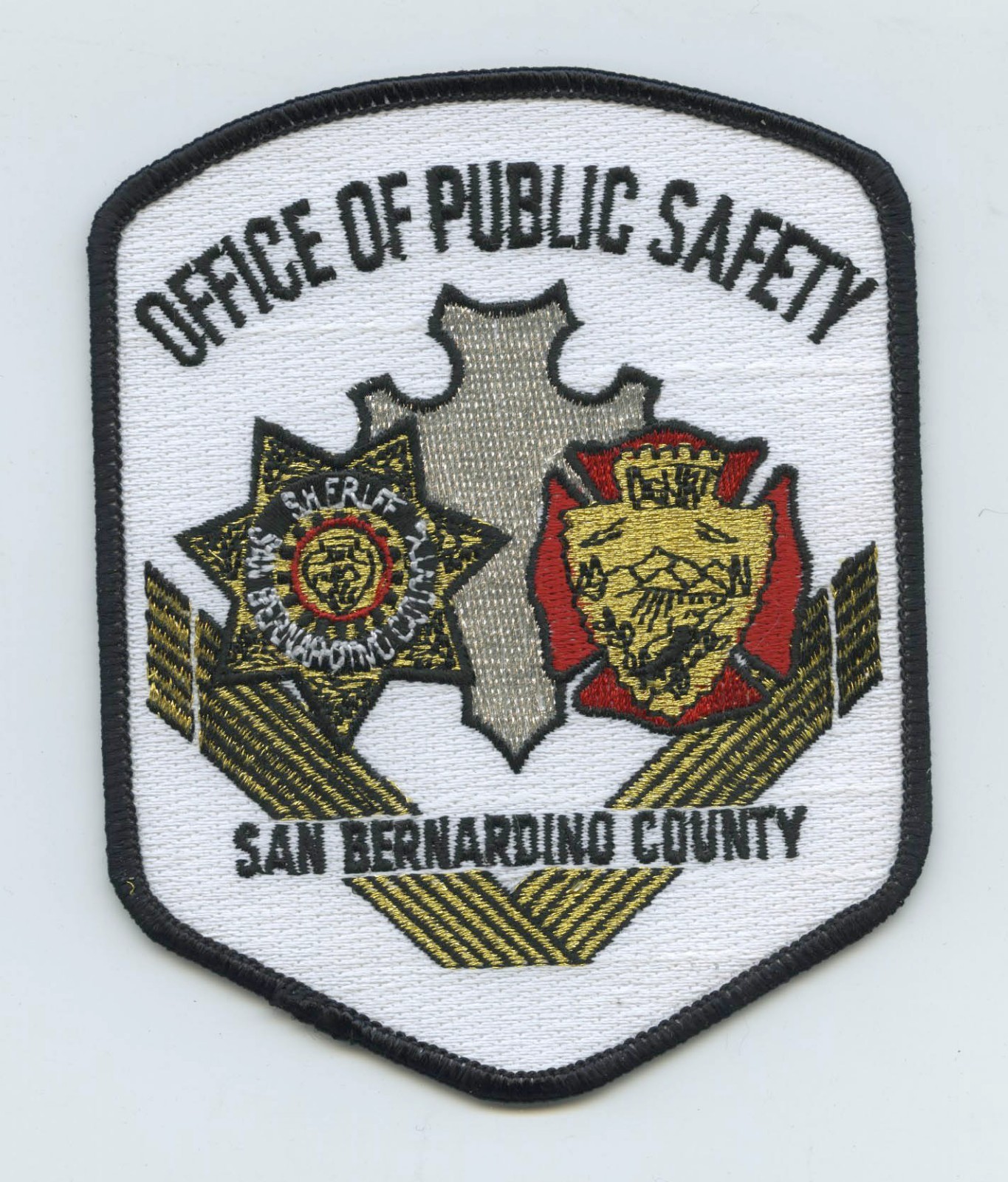 Prototype SAN BERNARDINO COUNTY PUBLIC SAFETY  California Police Fire Patch NEW!