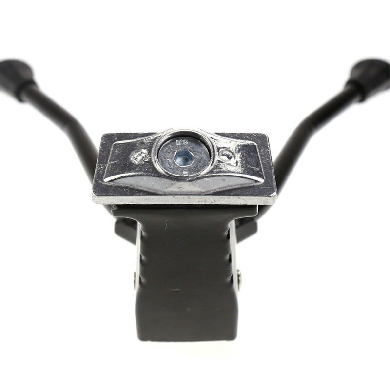 1x Alloy Double-Leg Center Mount Bicycle Bike Kick Stand Black 26inch Cycle NEW
