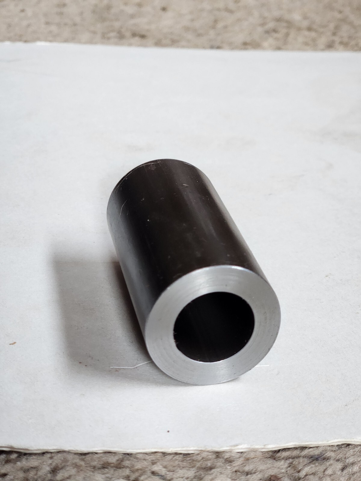 (1) 1 1/4" OD X 3/4"  ID  X 2.0" Long Steel Bushing, Spacer , Insert DOM Tubing