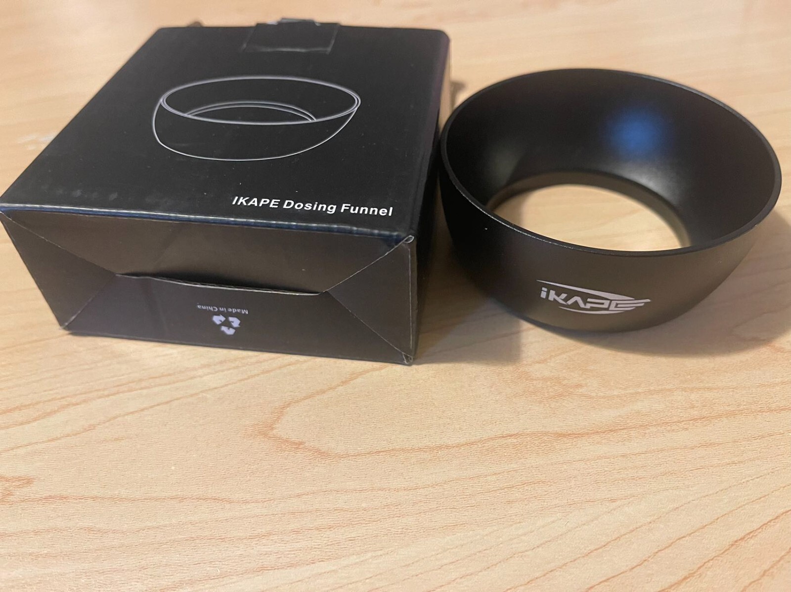 IKAPE Magnetic Dosing Funnel Set, 5458MM Espresso Dosing Ring