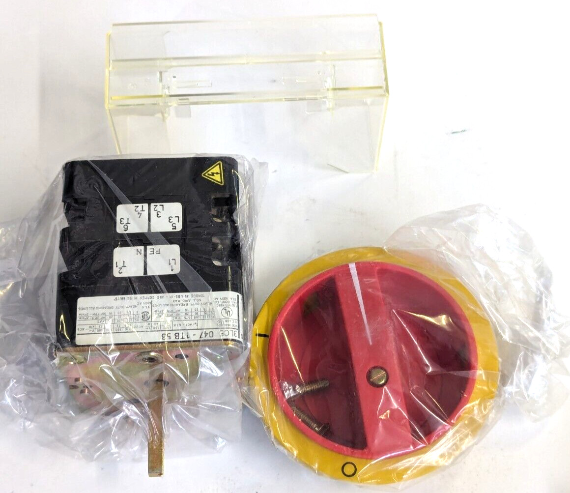 Siemens 3LC5 047-1TB53 main switch emergency stop switch NEW OVP