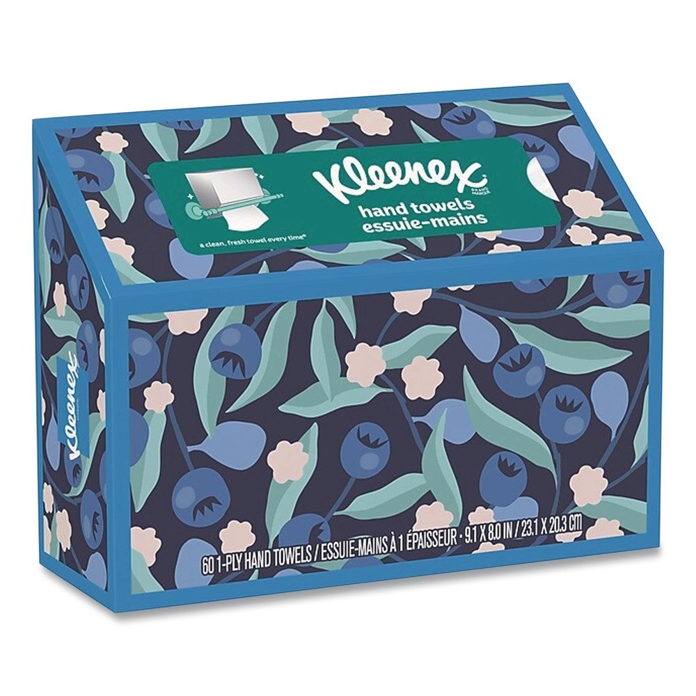 Kleenex 38586BX 8" x 9.1" 1-Ply Everyday Hand Towels - White (60/Box) New