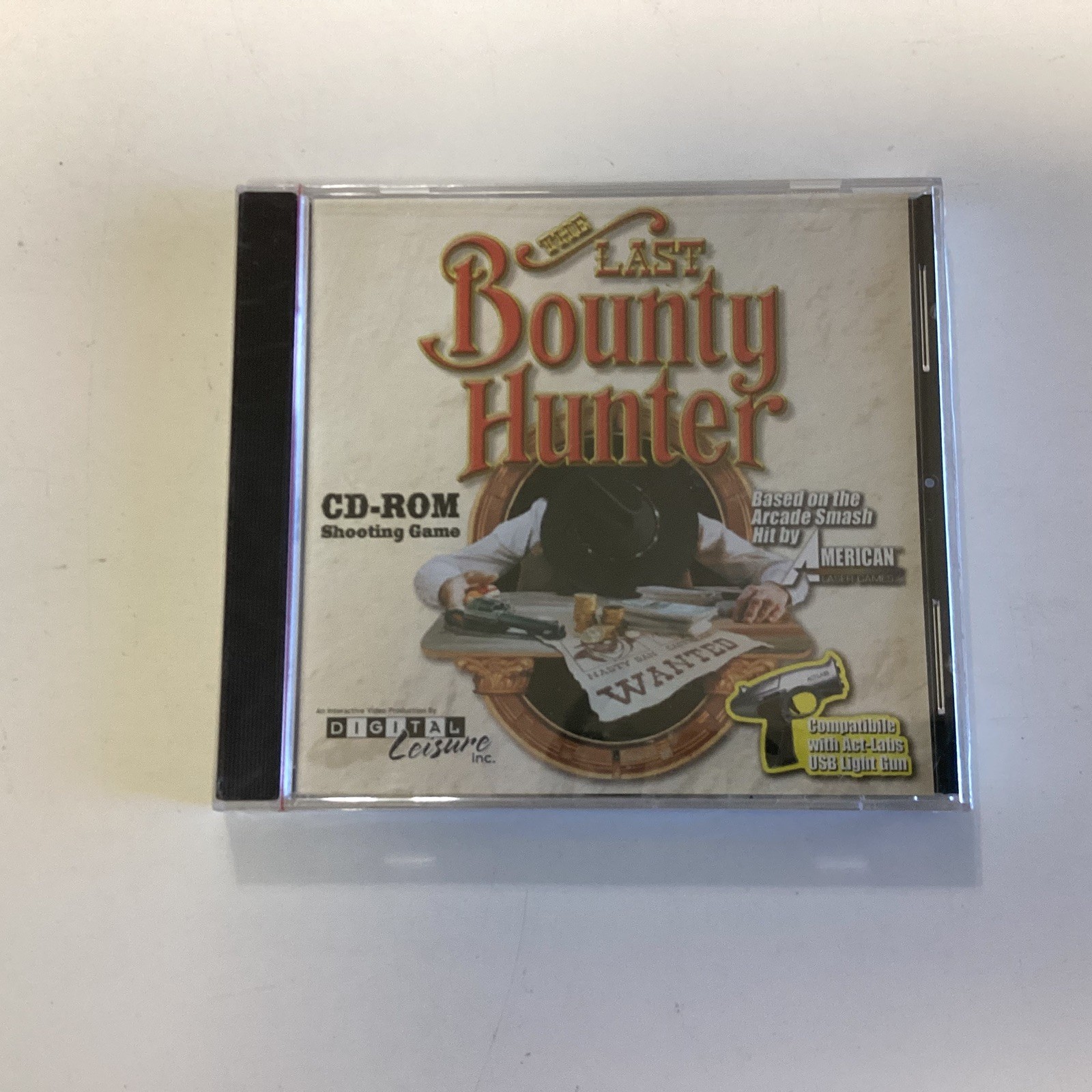The Last Bounty Hunter PC CD-ROM live video western crime gun shooting game!