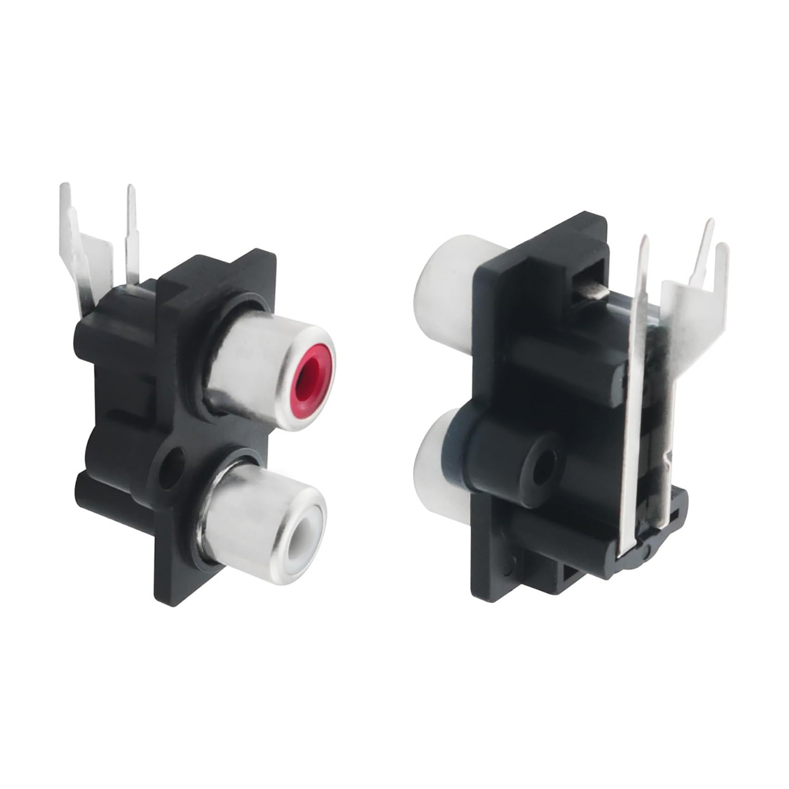 2PCS Replacement RCA Female Socket Panel Mount Connector for Audio/Video Systems