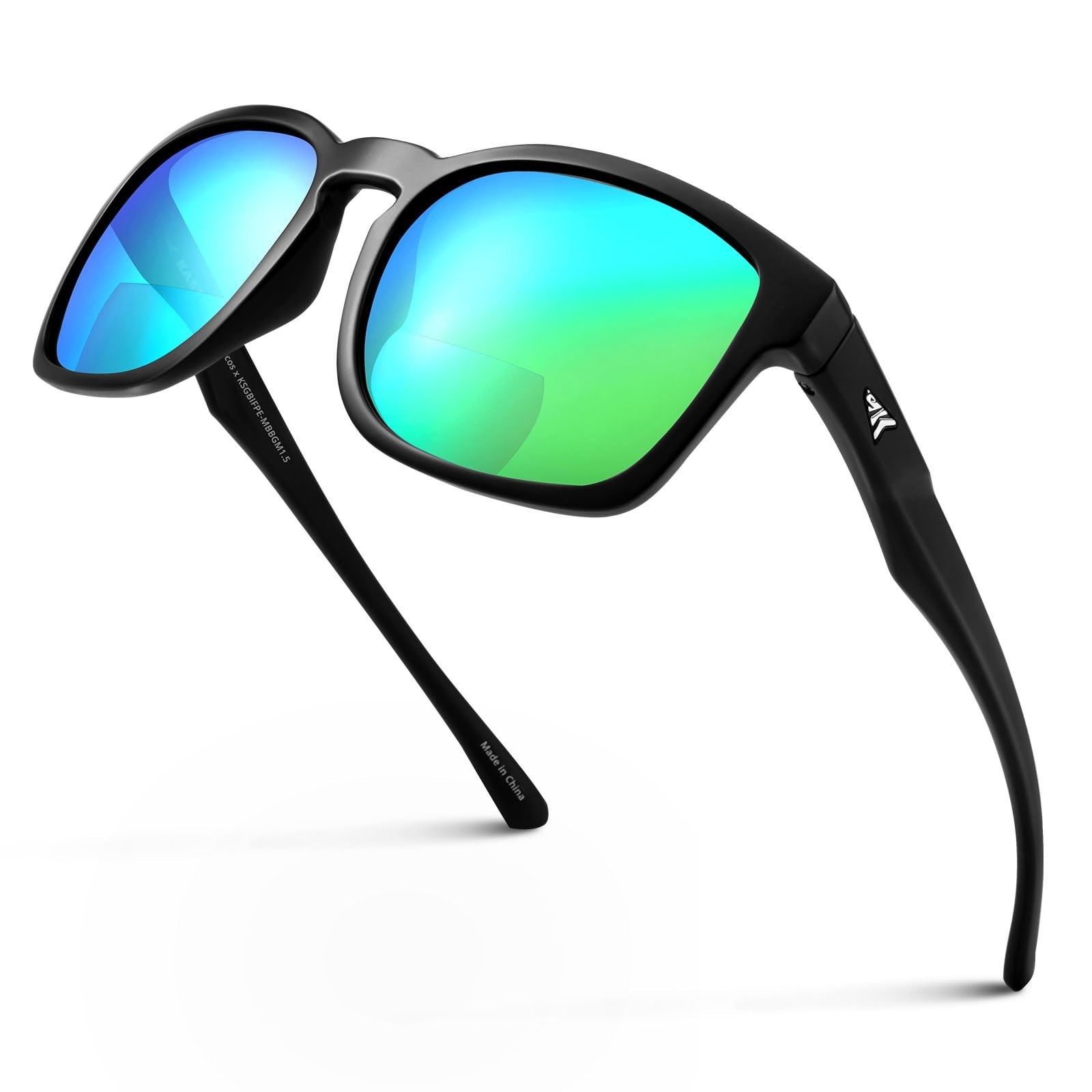 KastKing Pecos Bifocal Polarized Sunglasses, Bi-Focal x1.5 x2.0 x2.5 Magnific...