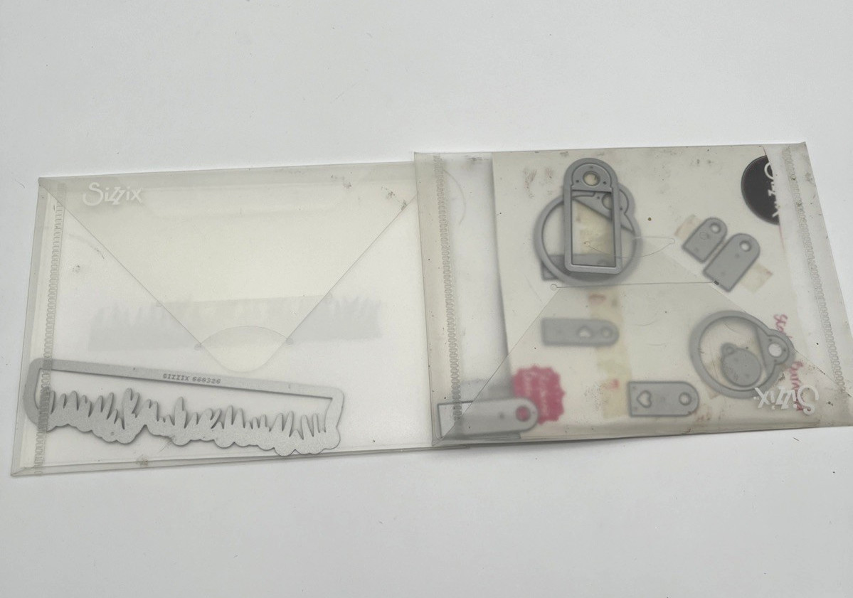 Huge Sizzix Thinlits Cutting Dies Lot Mixed New & Used Scrapbooking Card Making