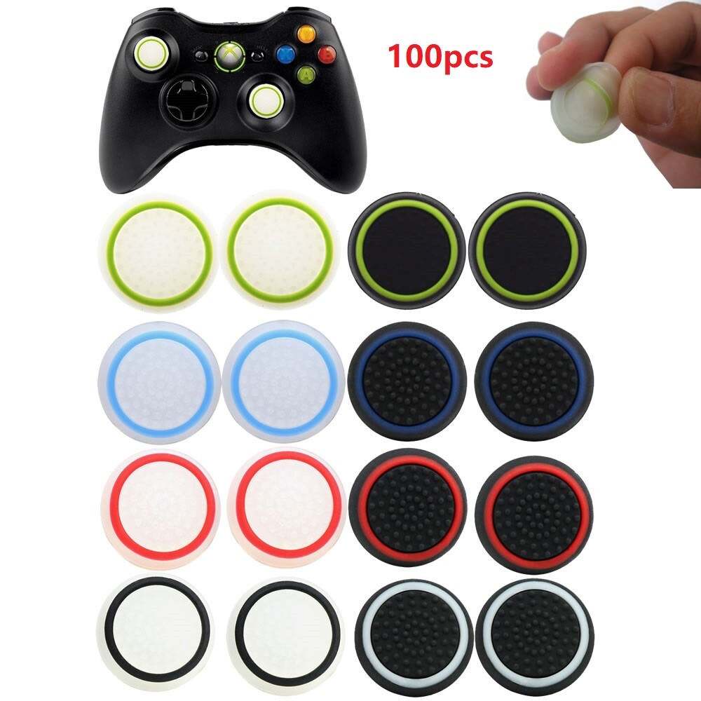 100 Analog Controller Thumb Stick Grip Thumbstick Cap Cover For PS4 XBOX ONE 360
