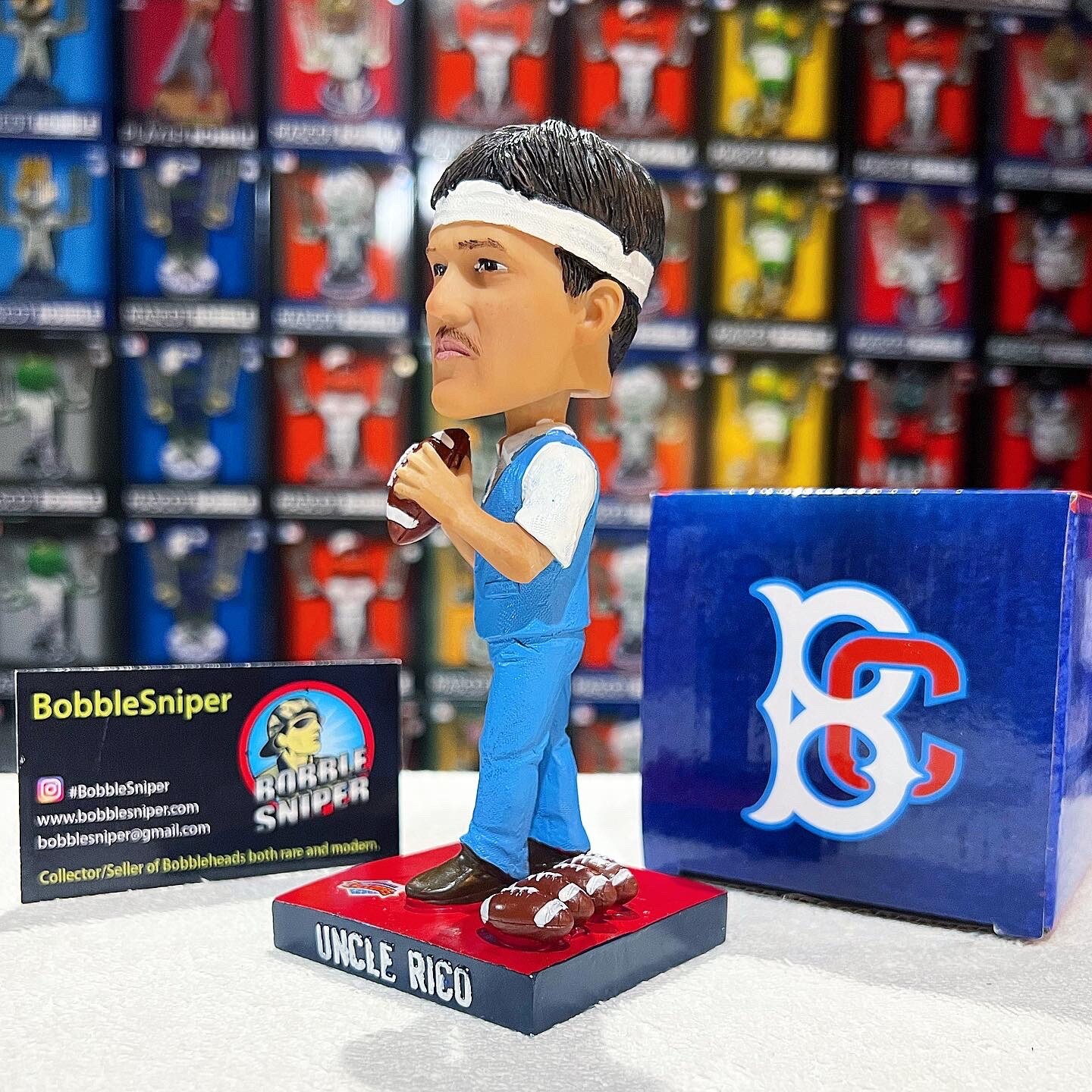 UNCLE RICO Napoleon Dynamite Movie Brooklyn Cyclones SGA Exclusive Bobblehead