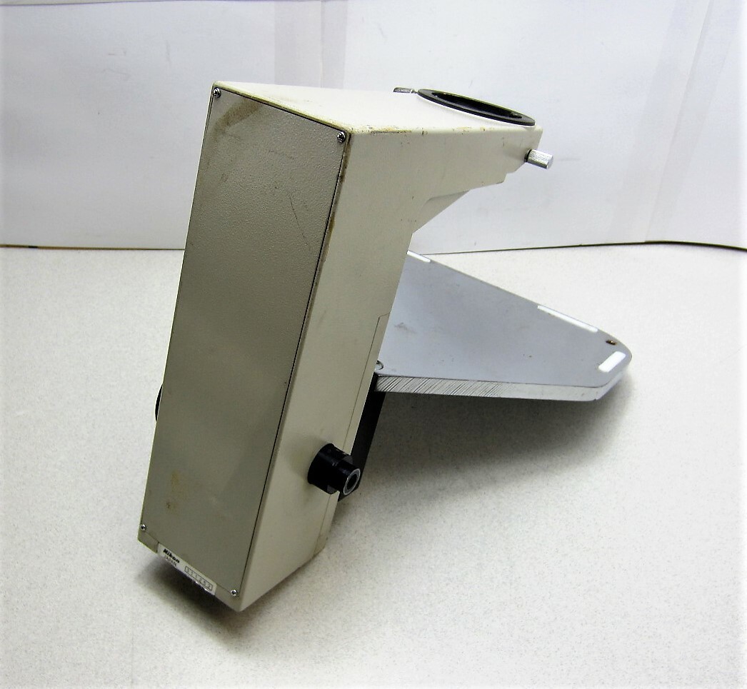 Nikon Optiphot Microscope Arm & Stage Assembly