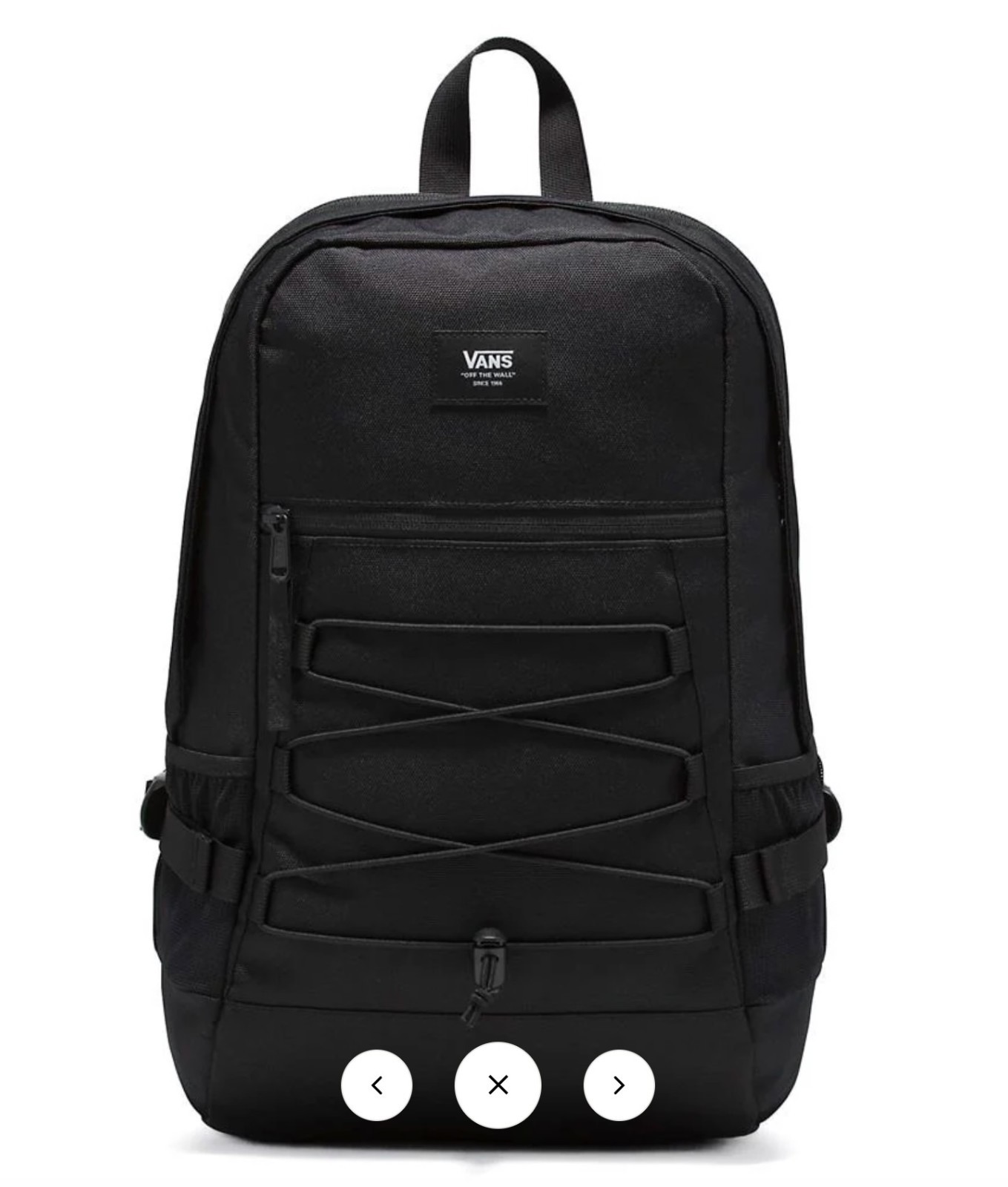Vans Backpack Original School Skateboard Black OS