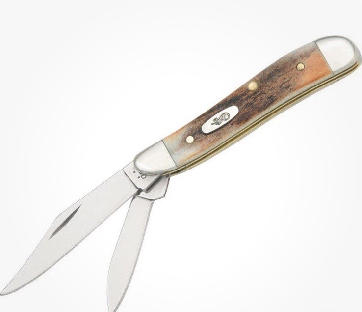 Case Cutlery Peanut Pocket Knife Stainless Steel Blades - 48