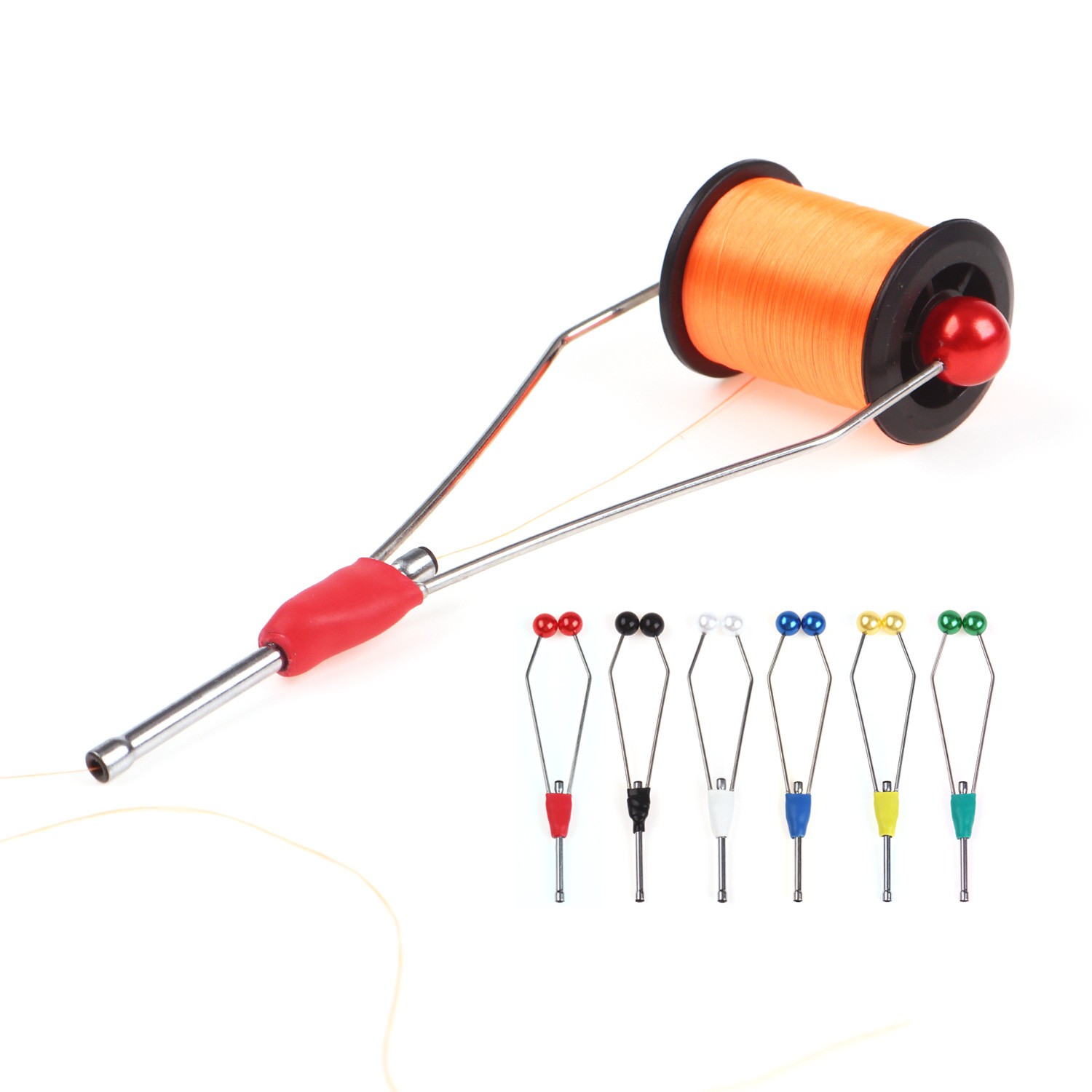 2pcs Fly Fishing Tying Tool Bobbin Holder Sturdy Essential Fly Fishing Accessory