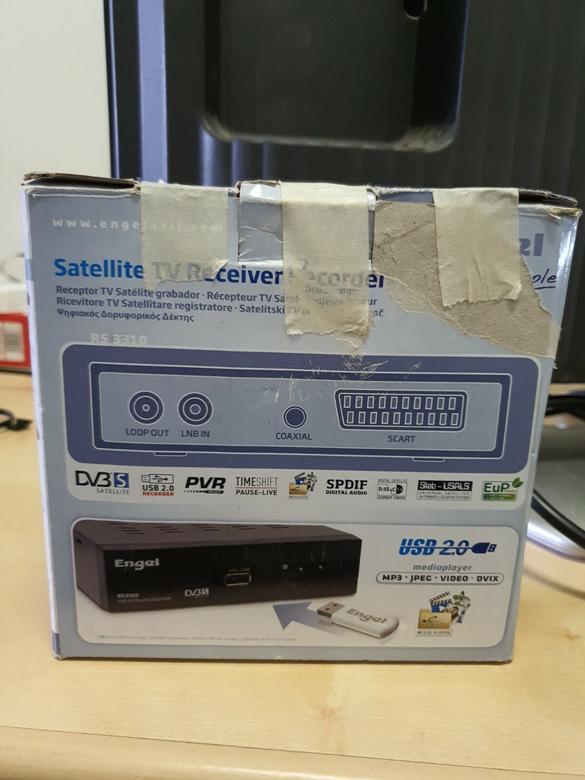 Engel RS3310 Decoder Digitale Ricevitore TV Satellitare DVB-S PVR-Ready refS0219