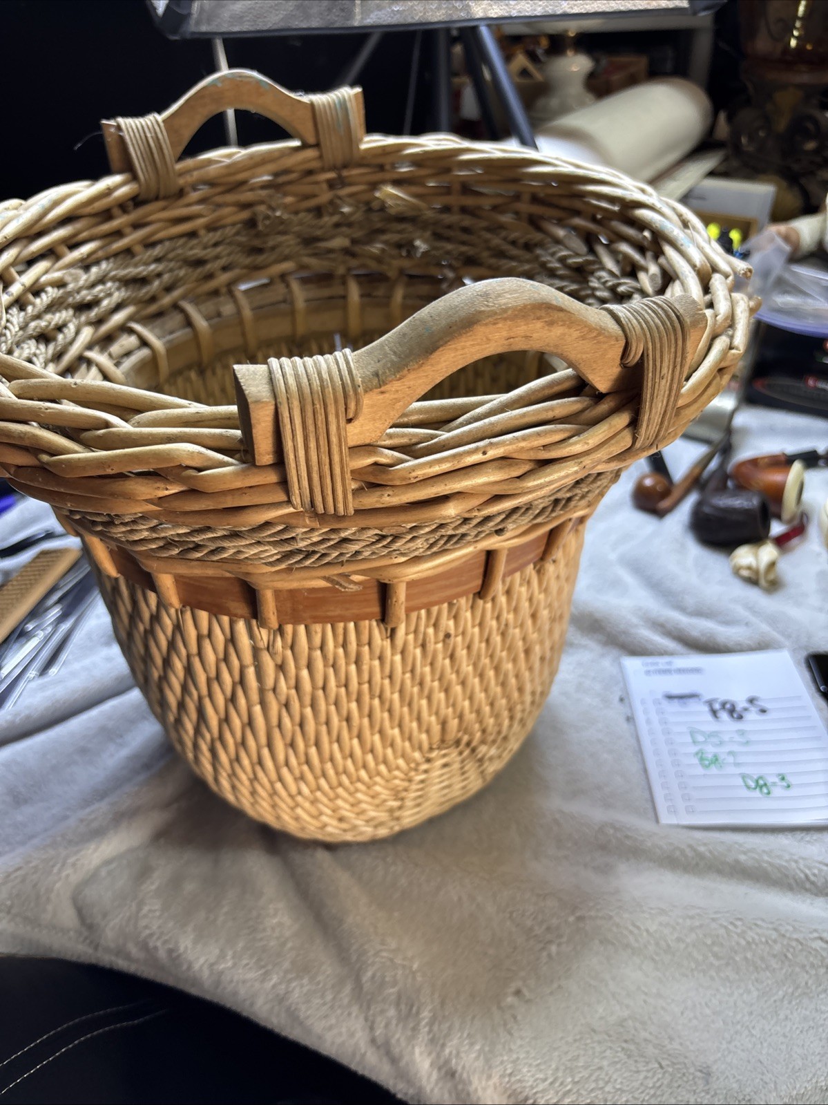 Hand Wooven Rice Basket