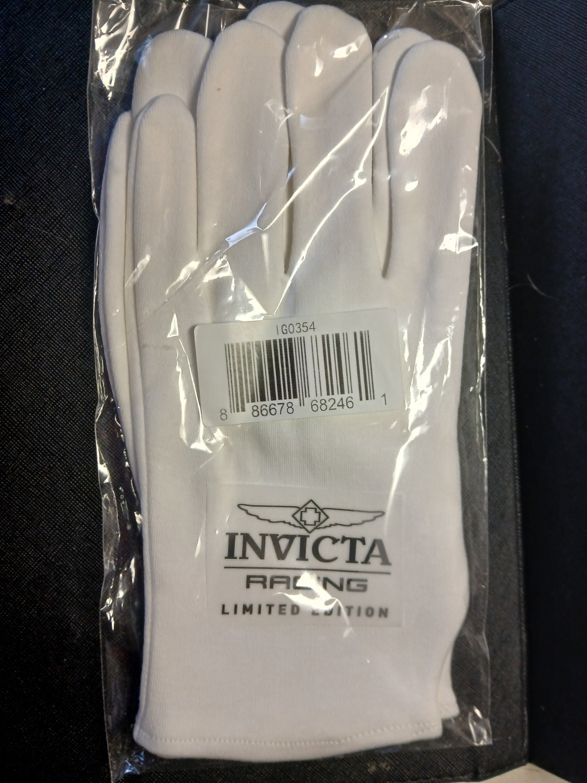 Invita Racing White Watch Gloves. Limited Edition.