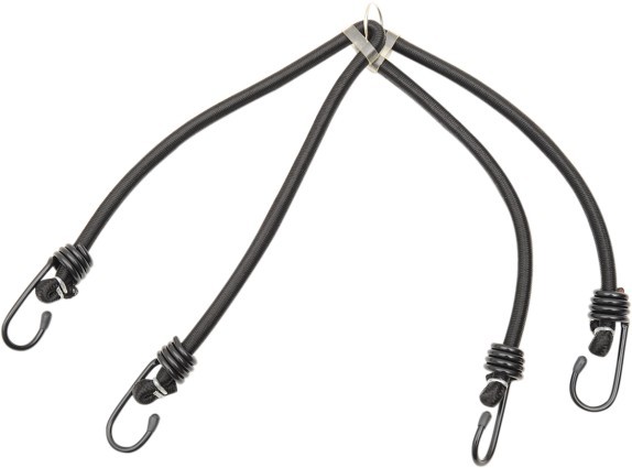 Parts Unlimited 4-Hook 24" Bungee Hook Black (4024B)