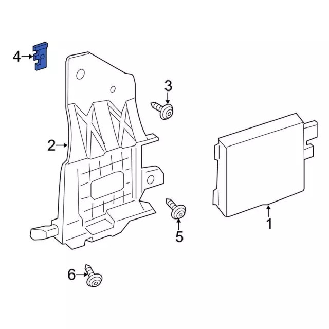 Genuine Ford Blind Spot Detection System Warning Sensor Nut W714293-S424