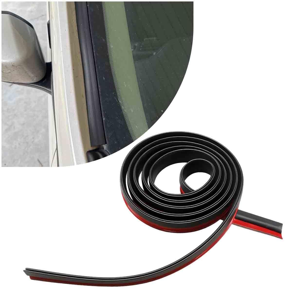 Auto Windshield Weatherstrip 1.7m Black