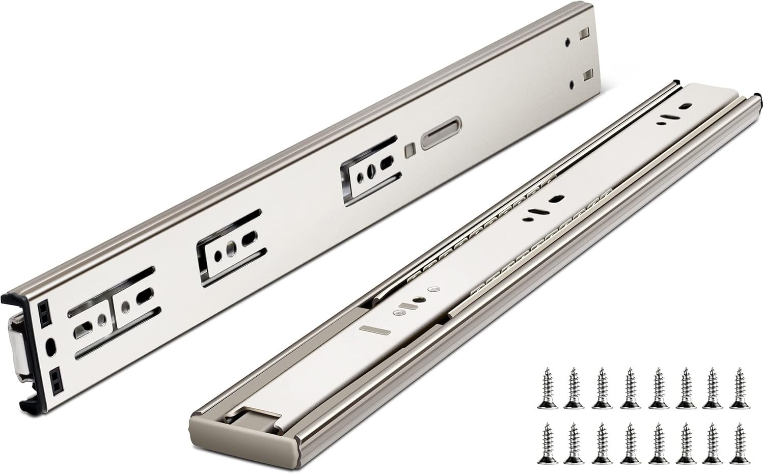 Plusmart Store 22 Inch Drawer Slides, Plusmart Soft Close Drawer Slide Glides Ba