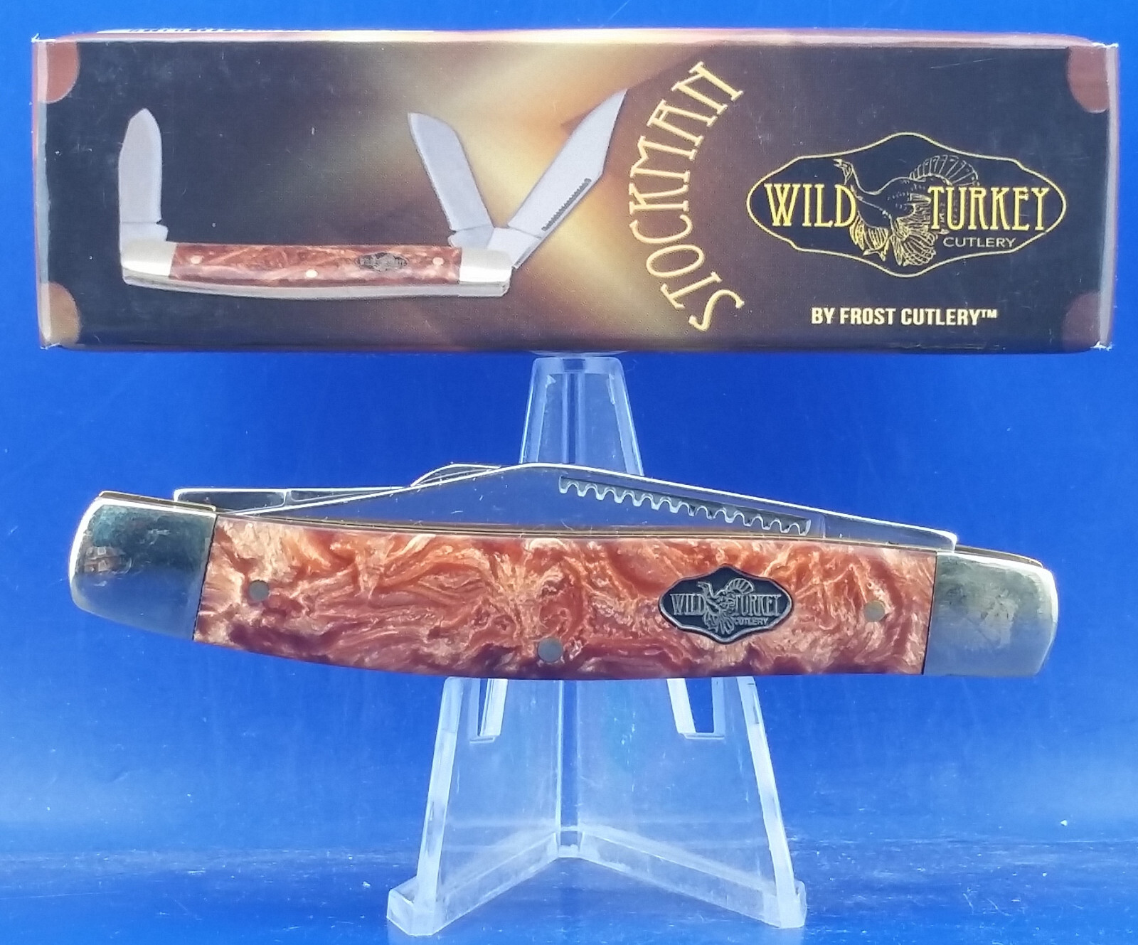 WILD TURKEY CUTLERY STOCKMAN WTC-504WR