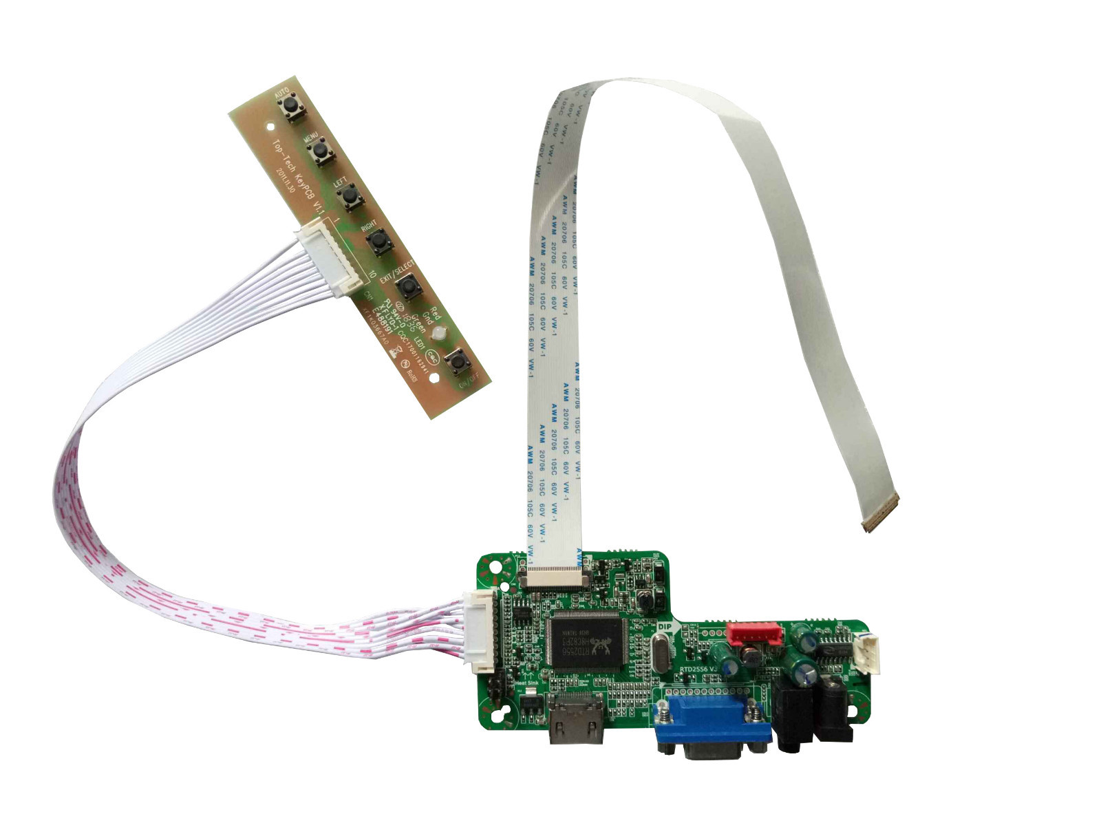 HDMI VGA Audio Universal LCD Controller Board for 30 Pins 2 Lanes IPS eDP Screen