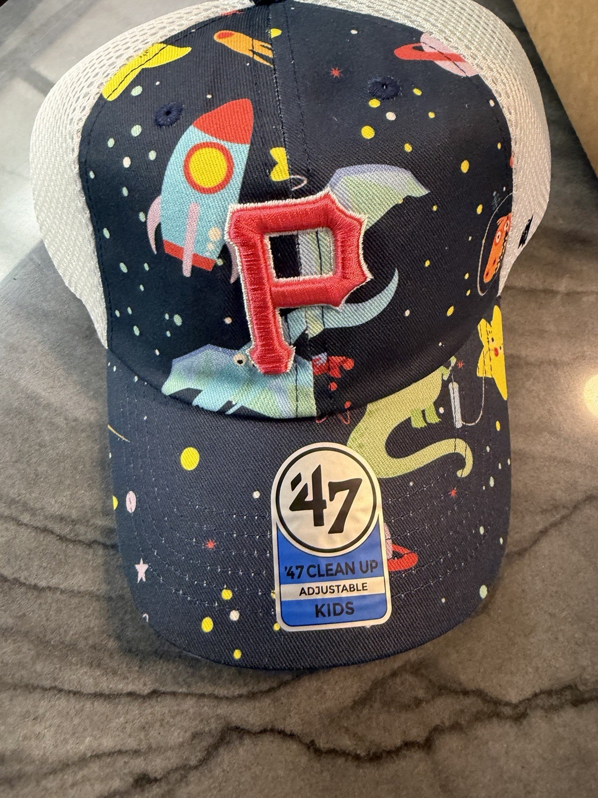 Space Dino Clean Up Youth Adjustable Baseball Hat