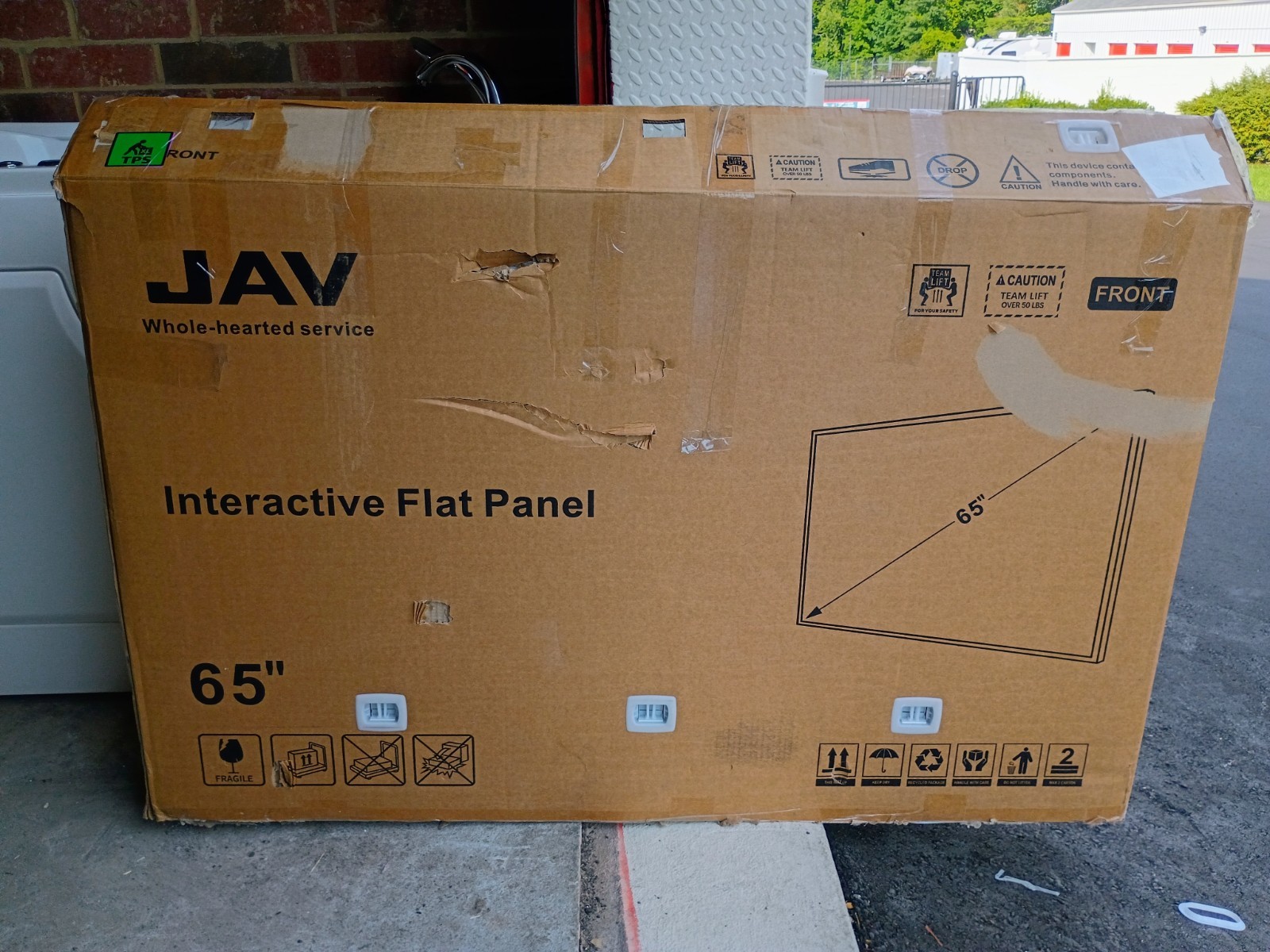JAV 65" Smart Interactive 4K UHD Touchscreen Whiteboard for Classroom Office