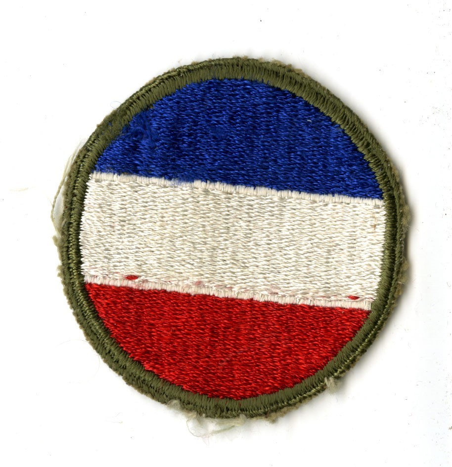 Army Ground Forces White Back Patch WWII Original
