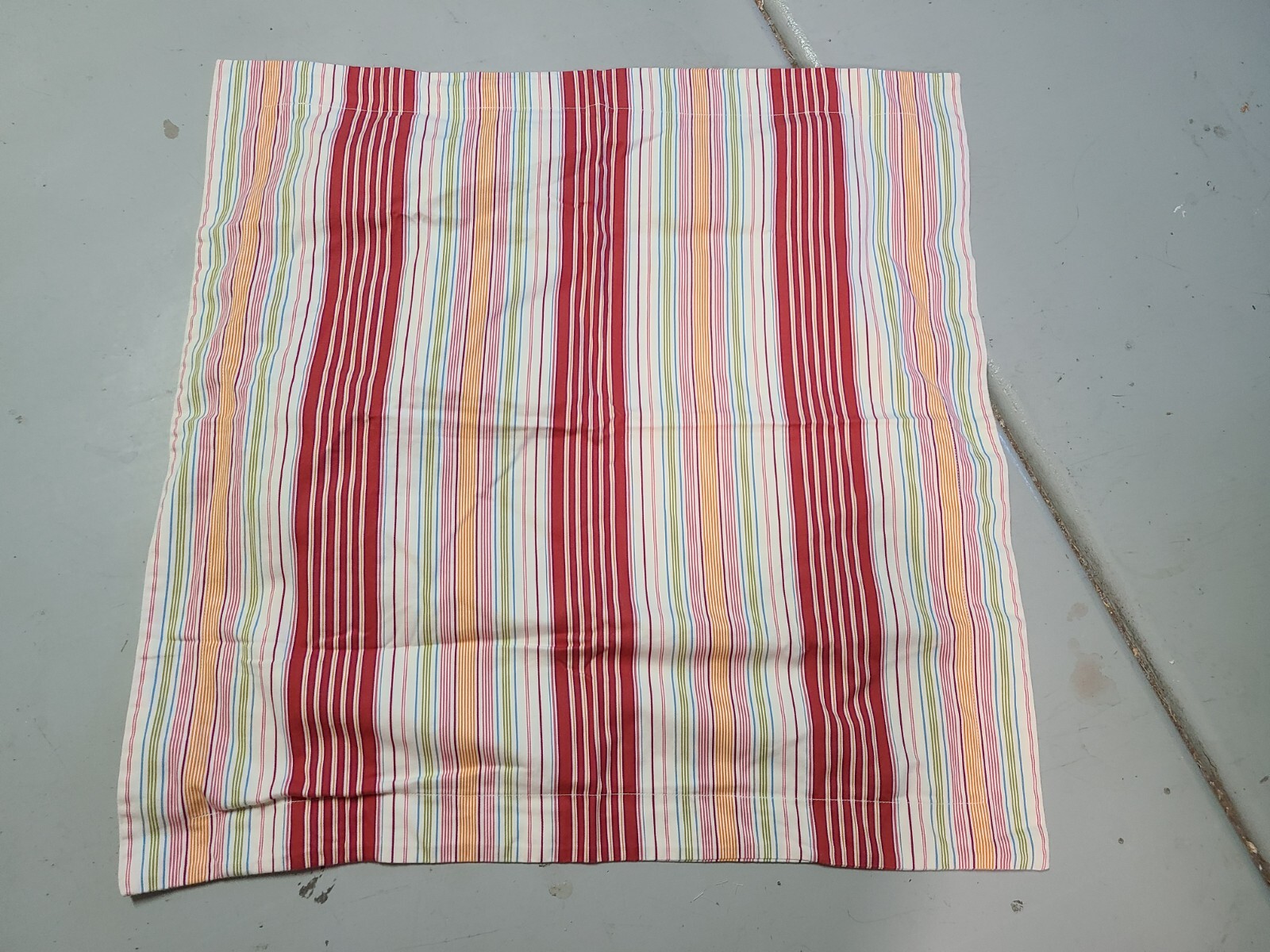 Pottery Barn "Colorful Stripes" Euro Pillow Sham