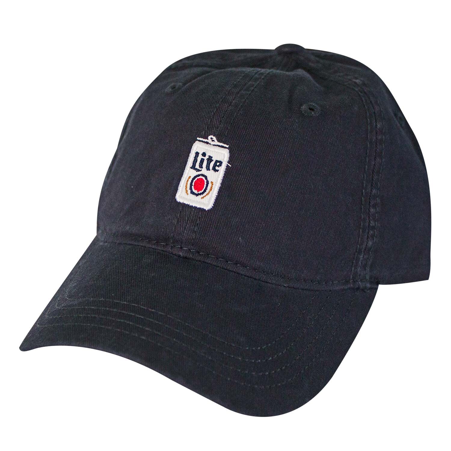 Miller Lite Can Logo Navy Blue Dad Hat Blue
