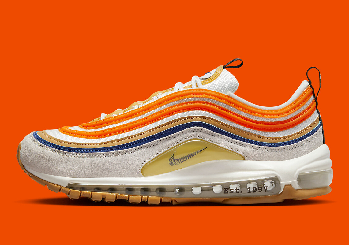 Nike Air Max 97 SE M. Frank Rudy White Safety Orange DV2619-100 sz 13 Men's